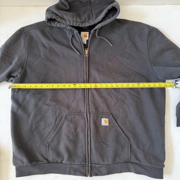 Carhartt RAIN DEFENDER® LOOSE FIT MIDWEIGHT THERMAL-LINED FULL-ZIP HOODED 2XL - Picture 8 of 9